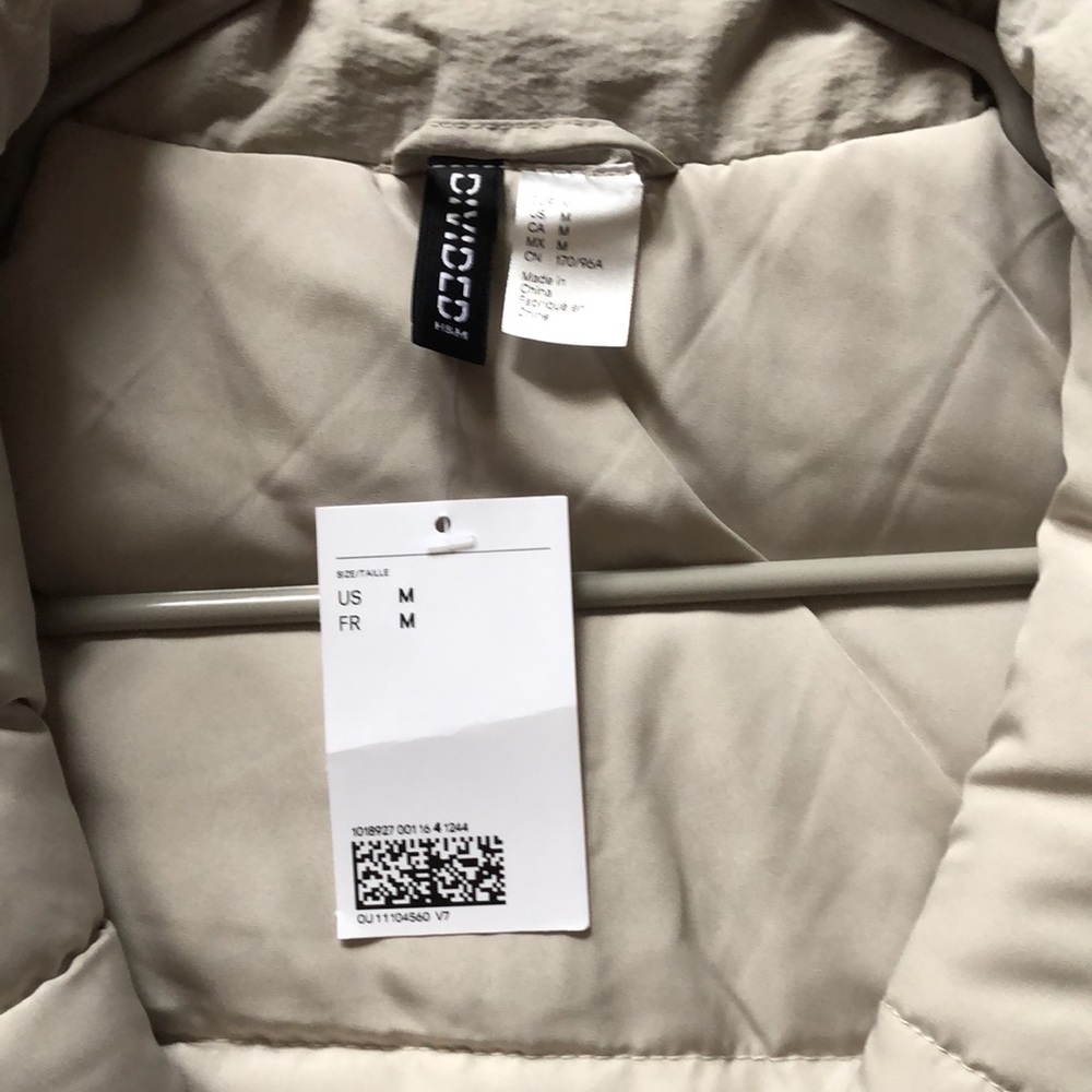 Divided Crop Padded Nylon Jacket - Picture 5 of 7